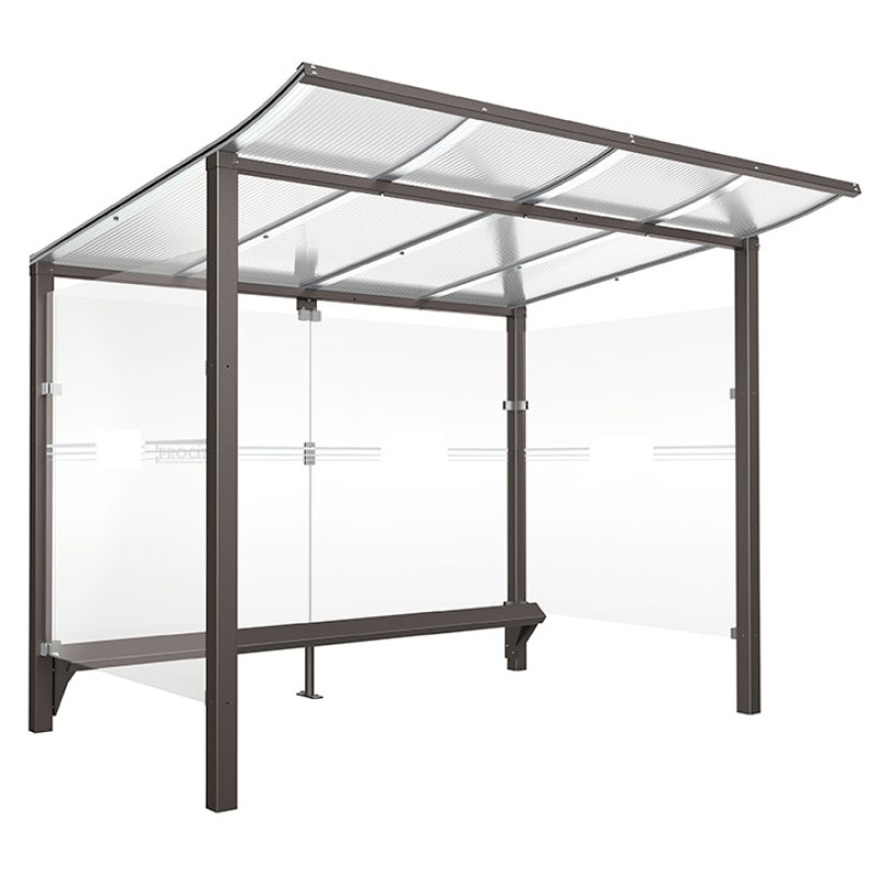 Marquesina parada d'autobús Mòdul 2500 mm